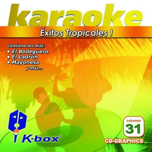 Cd+g Karaoke K-box  Éxitos Tropicales I