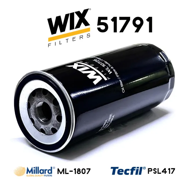 Filtro De Aceite Wix Wl10726 (51791) Mack Volvo Kodiak Cat