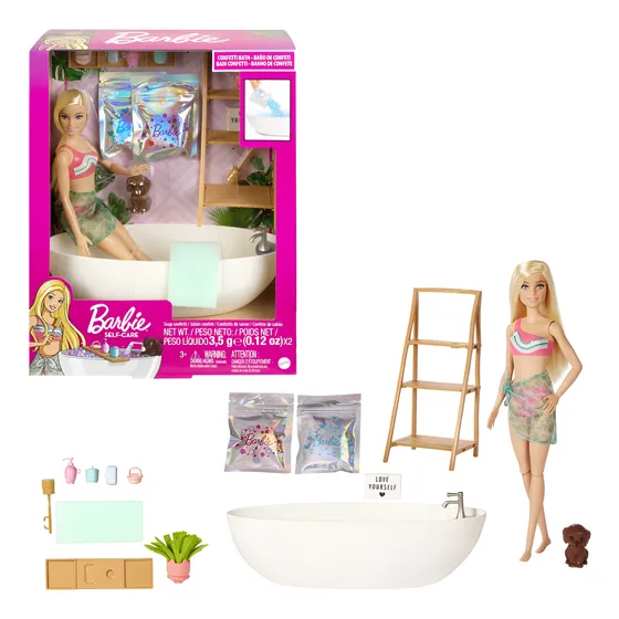 Barbie Bienestar Muñeca Con Bañera