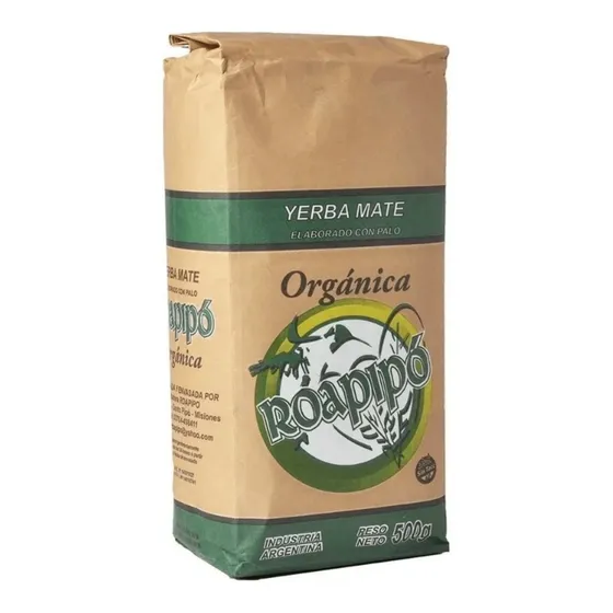 Pack X 24 Yerba Mate Roapipó Suave X 500g Orgánica 12kg