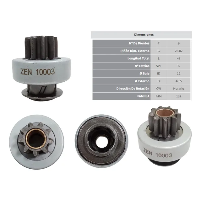 Bendix De Arranque Aveo Optra Cavalier Z24 9d Y 6e