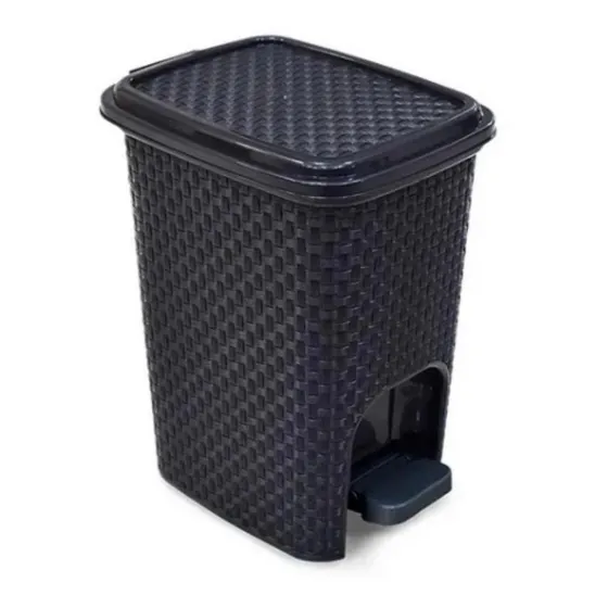 Lixeira Cesto Com Tampa 7 Litros Com Pedal Rattan Oferta