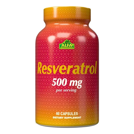 Resveratrol Antienvejecimiento 60 Capsulas 500 Mg