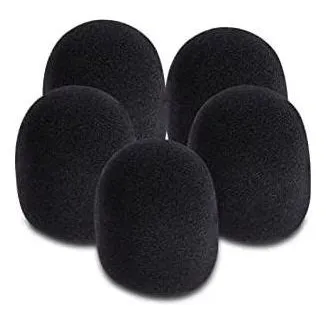 Paquete De 5 Protectores Para Micrófono Goma Espuma 