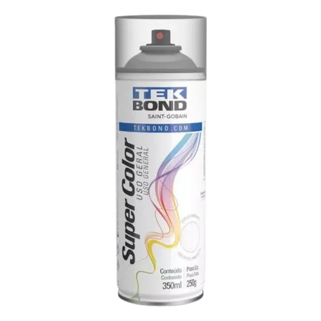 Tinta Spray Tek Bond Verniz Fosco Incolor Uso Geral 350ml 