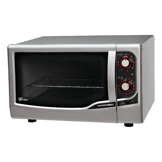 Forno de bancada elétrico Fischer Gourmet Grill 9741-79180 44L prateado