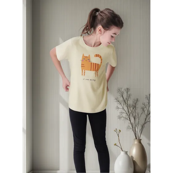 Camiseta De Niña Estampada - 5cha
