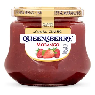 Queensberry Classic Geleia Morango Pote 320g Queensberry Classic Geleia Morango Pote 320g