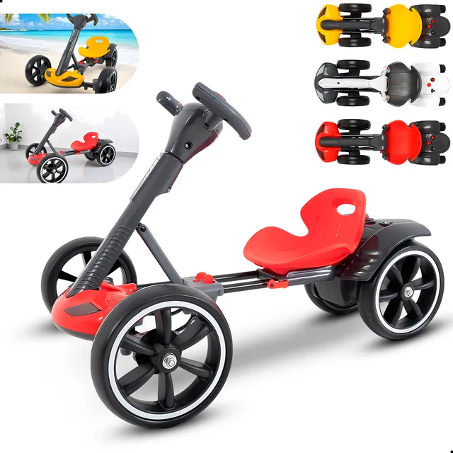 Mini Carro Elétrico Infantil 8 Km/h Com Led Suporta Até 30kg