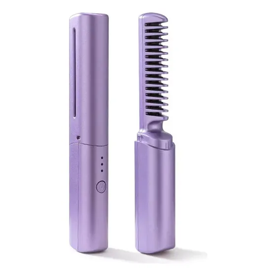 Pente Sem Fio Super Portátil Mini Alisador Cabelo