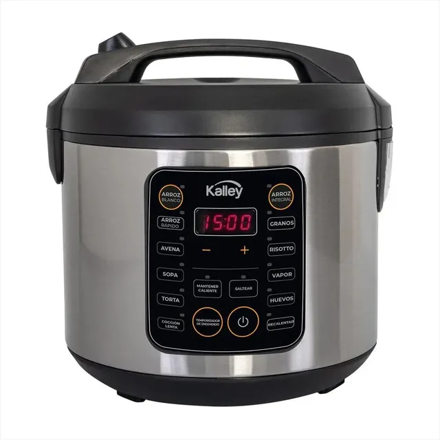 Olla Multifuncional Kalley 5.5 Litros K-omp Plateada