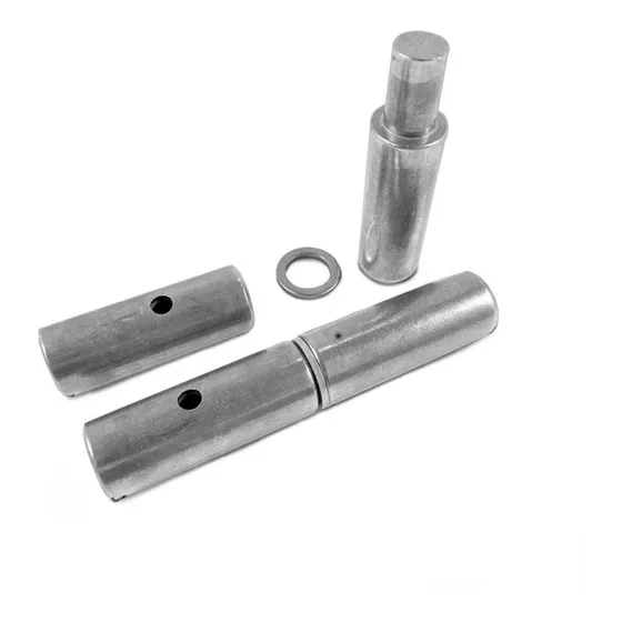 Bisagra Lioi Pomel 1/2  77mm Gris - 2 Unidades