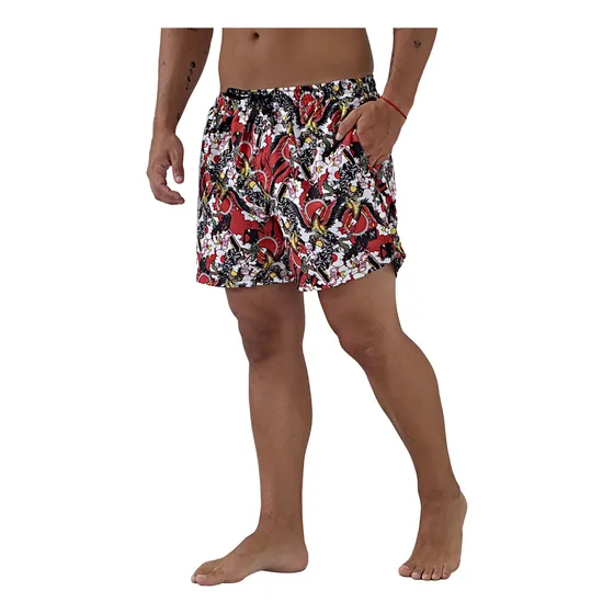 Short Malla De Baño Estampada Luxo Castiglioni 1