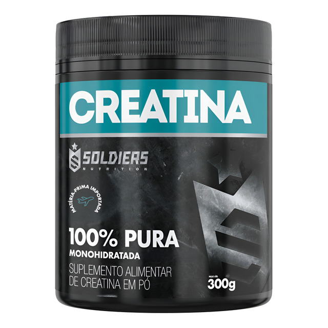 Creatina Monohidratada Pote 300g Soldiers Nutrition 100% Pura Importada Performance Múscul... Creatina Monohidratada Pote 300g Soldiers Nutrition 100% Pura Importada Performance Múscul...