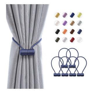 Corda De Cortina De Amarras Magnéticas Para Cortina 6pcs2025 Corda De Cortina De Amarras Magnéticas Para Cortina 6pcs2025