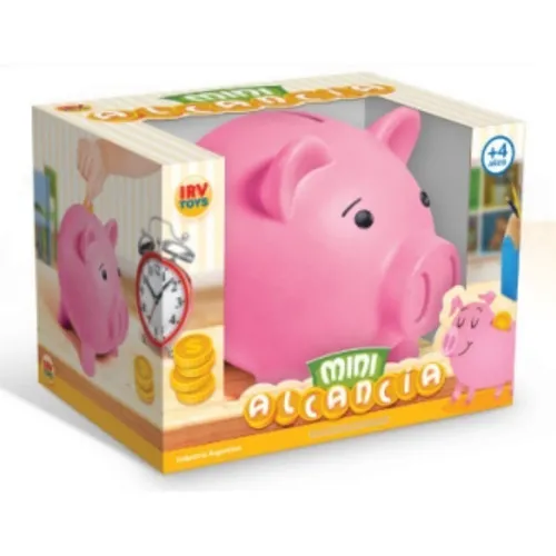 Alcancía Chanchito Chancho De Goma Infantil Ahorro Rg