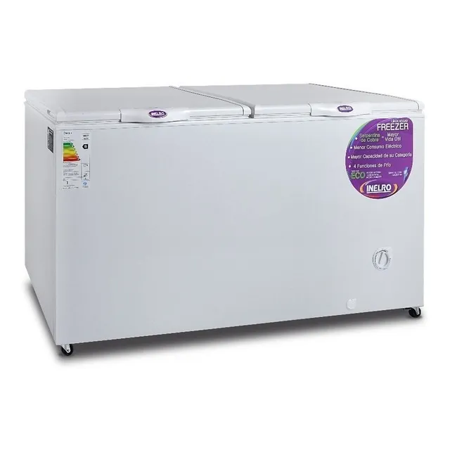 Freezer Horizontal Pozo Inelro Fih550 470 Lts Dual Blanco