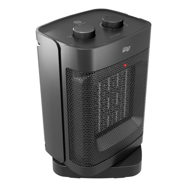 Aquecedor Portátil Wap Air Heat Ceramic Elétrico 3 Em 1 Cor Preto