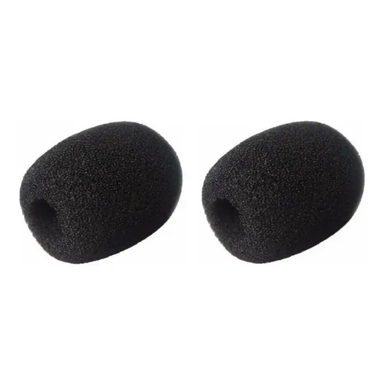 Espuma De Microfone Lapela Headset Filtro Protetor Kit Com 2