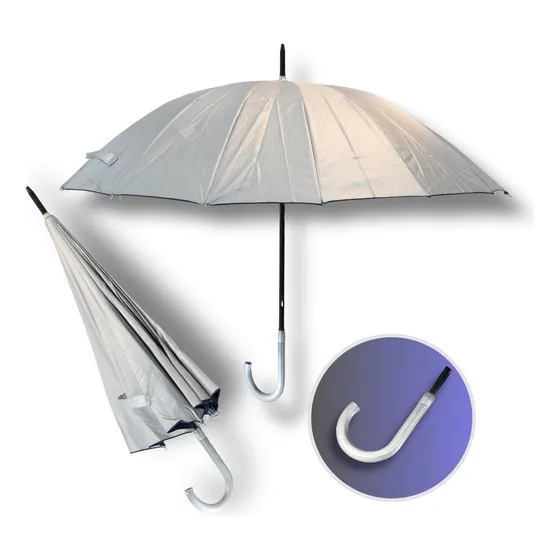 Sombrinha Guarda Chuva Proteção Vento Sol Reforçada Bengala