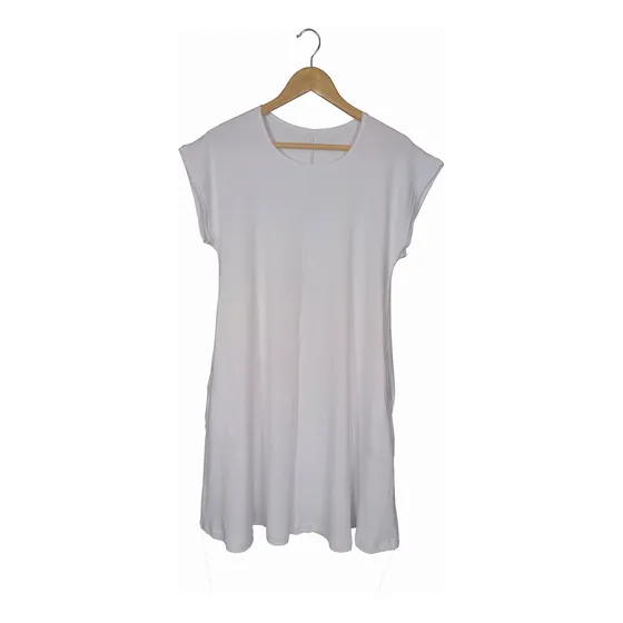 Vestido Manga Caída Trapecio Morley Guayacan