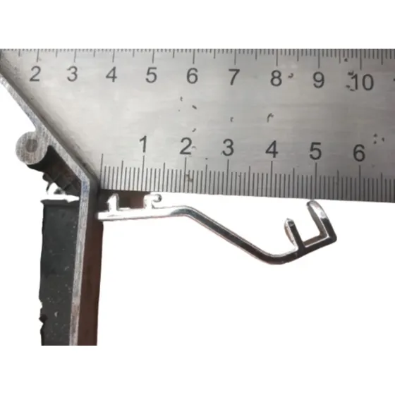 Garra Presilha Para Plafon Teto Flexivel Nylon Prender Vidro