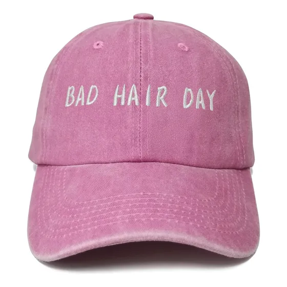 Enodtter Sombrero Bordado Para El Día Del Pelo Malo Para Y