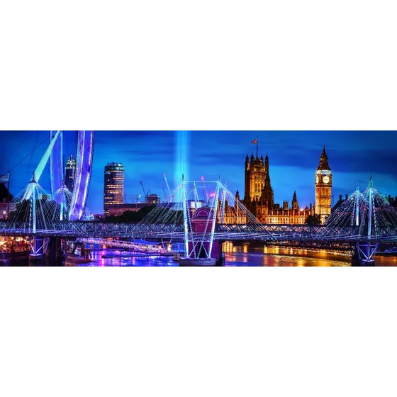 Londres Big Ben Rio Panorama Rompecabezas 1000p Clementoni