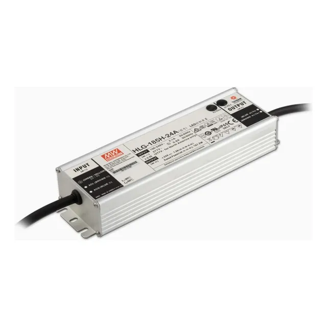 Fuente De Poder Para Led 24v 185watts Meanwell Hlg-185h-24a