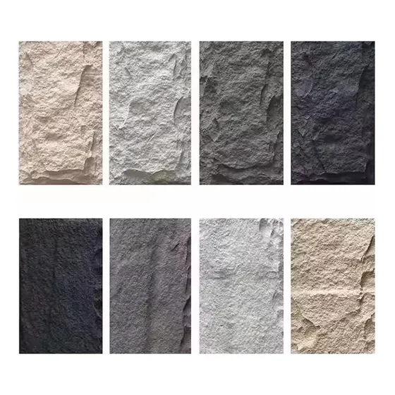 Tp - Pu Stone Panel Tipo Roca Paredes/techo