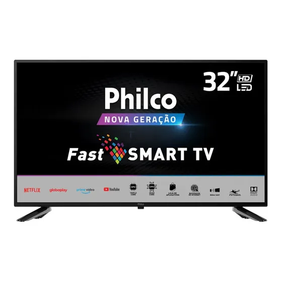 Smart Tv Philco 32 Hd Dled Usb Wi-fi Hdmi Conversor Digital
