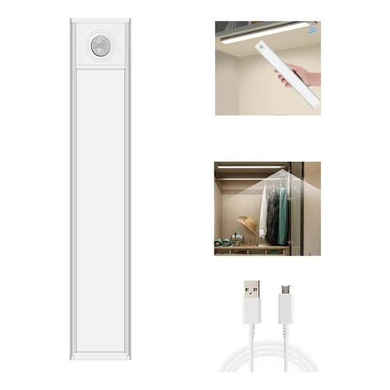 Lâmpada Luminária Led Barra C/sensor Cozinha Armário 40cm