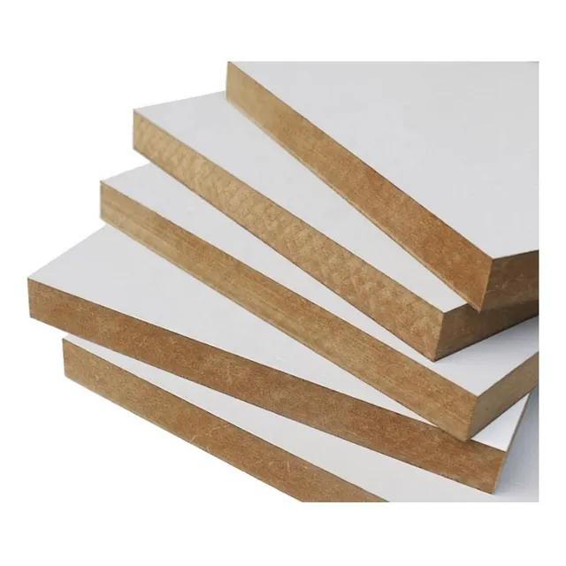 Lamina De Mdf Melamina 2,44x1,83 18mm Blanco 1 Cara