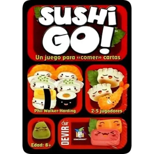 Juego De Mesa Gamewright Sushi Go Devir Destreza Español