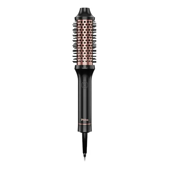 Escova modeladora philco pec17a Revestimento cerâmica bivolt Preto