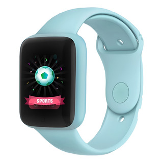 Smartwatch D20 1.3 Pantalla Led 40mm Resistente Color Negro Celeste Celeste Smartwatch D20 1.3 Pantalla Led 40mm Resistente Color Negro Celeste Celeste