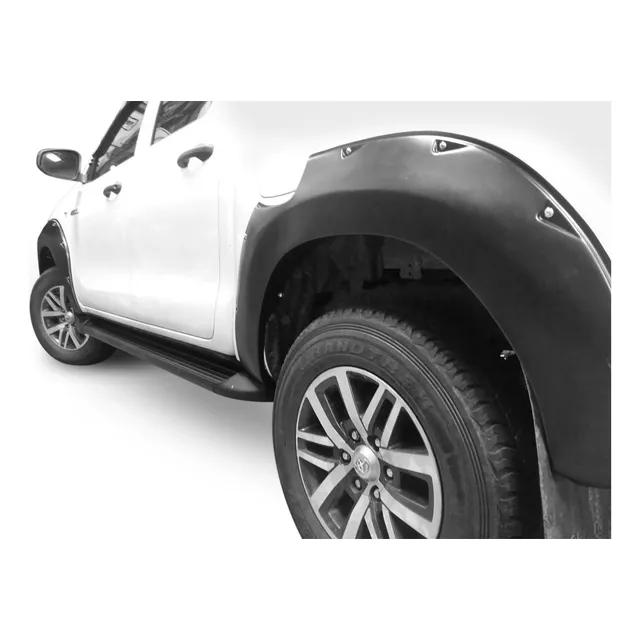 Fenders Sunz C/agujeros Plástico Toyota Hilux 2015+ Negro