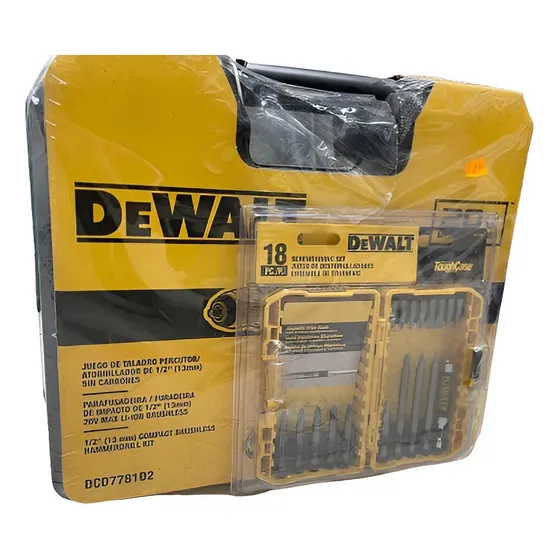 Taladro Percutor Dewalt Dcd7781d2 + Set De Puntas