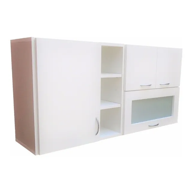 Alacena Melamine 1,20x60x32 Con Estantes- Cocina.