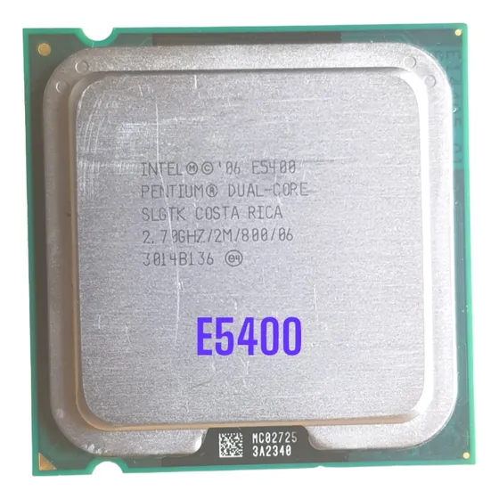 Processador Pentium Intel Dual Core E5400 2 Núcleos 2.7ghz 