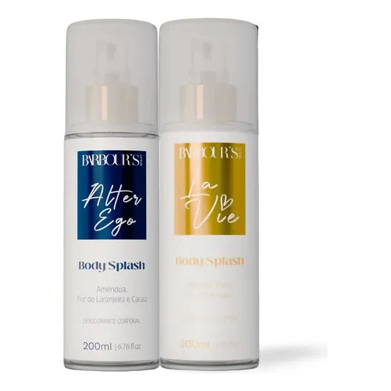 Kit Body Splash After Ego + La Vie Colônia Barbour's 200ml