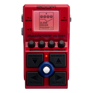 Pedal De Efectos De Bajo Multistomp Zoom Ms-60b+ Con Más De Pedal De Efectos De Bajo Multistomp Zoom Ms-60b+ Con Más De