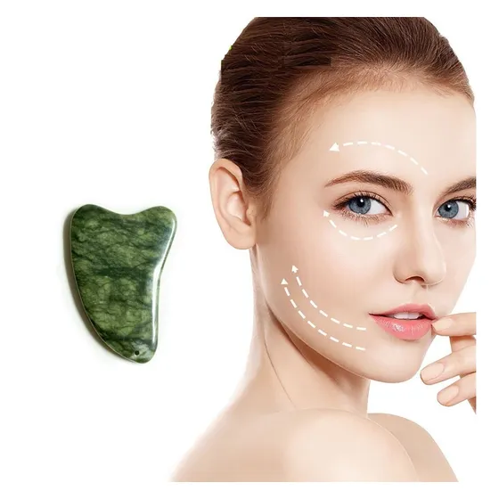 Piedra Jade Masajeador Limpiador Facial Elimina Arrugas Ev