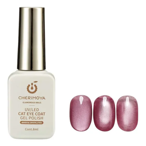Esmalte De Gel Magnético Ojo De Gato 8ml Cherimoya Color 012