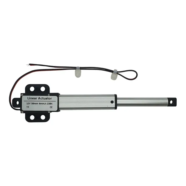 Actuador Lineal Con Carrera De 50 Mm Y Motor Dc 12v