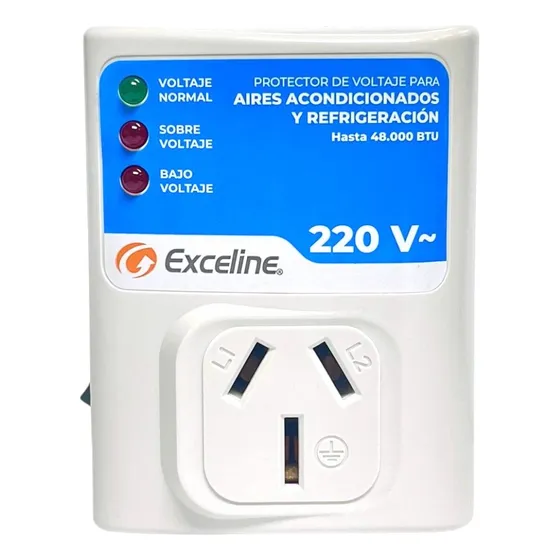 Protector De Voltaje Aires Acond Pata Gallina 220v Exceline