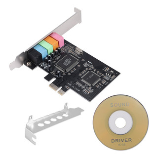 Placa De Som Pcie 5.1, Placa Surround Pci Express 3d Stereo Placa De Som Pcie 5.1, Placa Surround Pci Express 3d Stereo