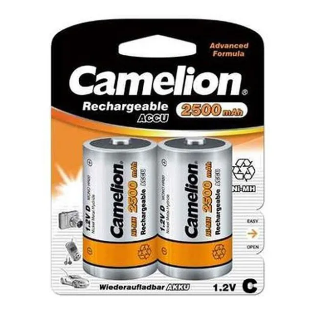Pilas Recargable C De 2500mah De Jueguetes,mesedora Camelion