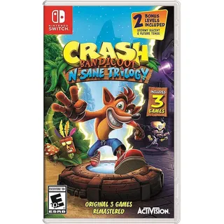 Trilogia Crash Bandicoot N. Sane - Nintendo Switch Trilogia Crash Bandicoot N. Sane - Nintendo Switch