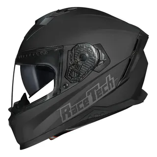 Capacete Moto Race Tech Volt Monocolor Preto Fosco